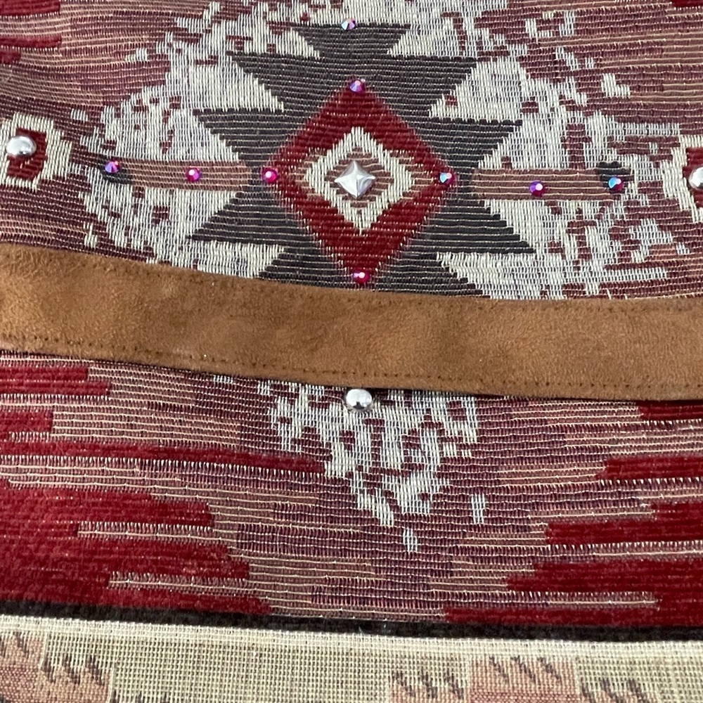 Atenti USA-Made Southwest Tapestry Crossbody Bag Bohemian - Southwestern Style - Picture 6 of 14